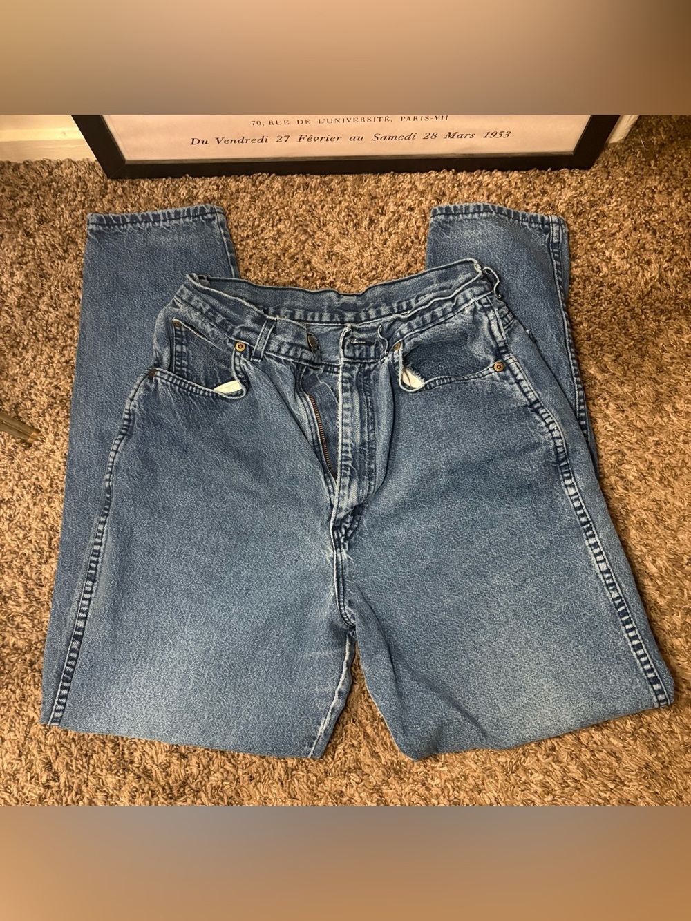 Vintage Chic Y2K Straight Leg Denim 28W